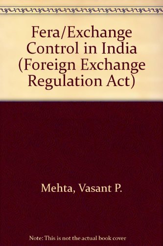 Book Fera/Exchange Control in India free