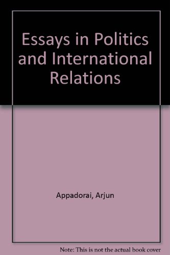 Book Essays In Politics And International Relations free