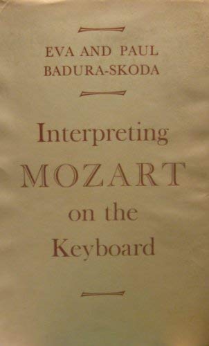 Book Interpreting Mozart On The Keyboard free