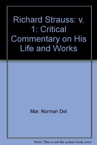 Book Richard Strauss (v. 1) free