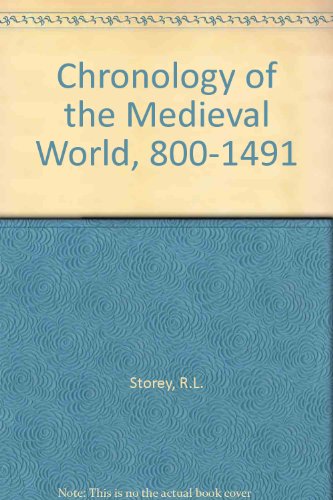 Book Chronology of the medieval world, 800 to 1491 free