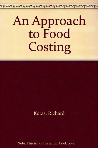Book An Approach To Food Costing free