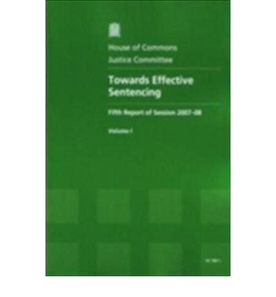 Book Towards Effective Sentencing free