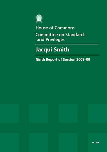 Book Jacqui Smith (hc, Ninth Report Of Session 2008-09) free