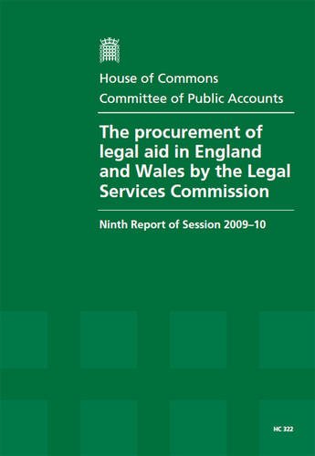 Book The Procurement Of Legal Aid In England And Wales By The Legal Services Commission free