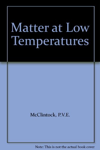 Book Matter at Low Temperatures free