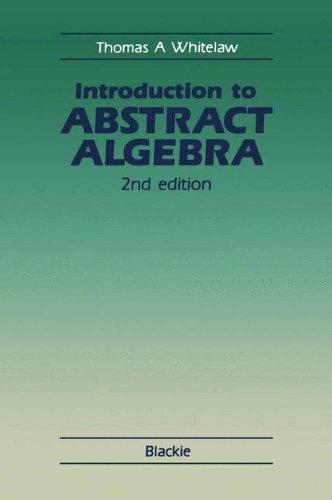 Book Introduction To Abstract Algebra free
