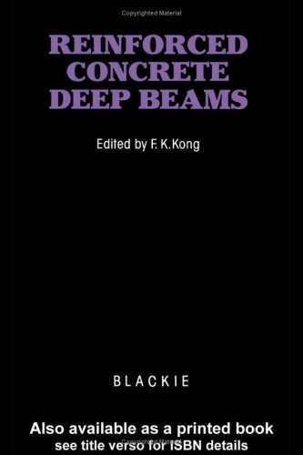 Book Reinforced Concrete Deep Beams free
