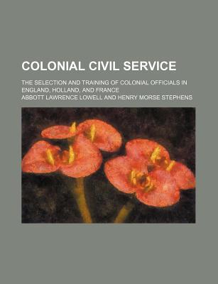 Book Colonial Civil Service free