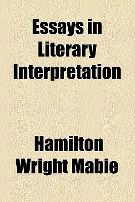 Book Essays In Literary Interpretation free