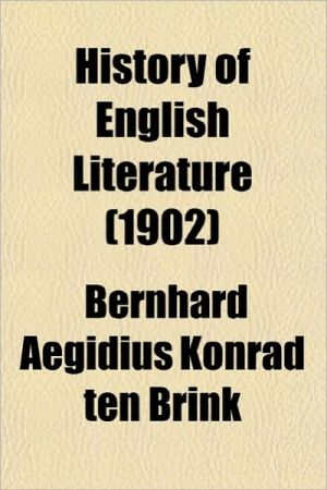 Book History Of English Literature  (1902) free