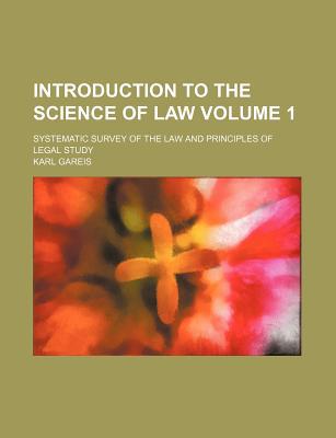 Book Introduction To The Science Of Law free