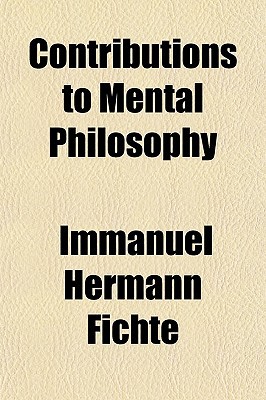 Book Contributions To Mental Philosophy free
