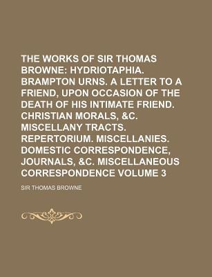 Book The Works Of Sir Thomas Browne free