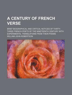 Book A   Century of French Verse free
