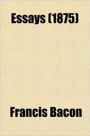 Book Essays (1875) free