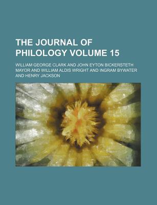 Book The Journal Of Philology (volume 15) free
