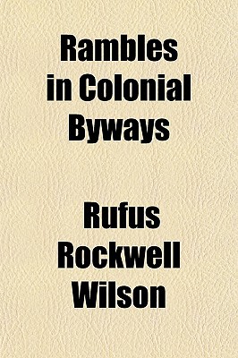 Book Rambles In Colonial Byways free