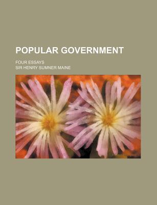 Book Popular Government; Four Essays free