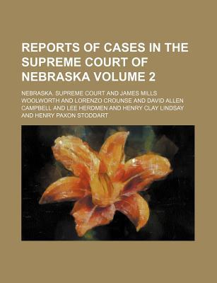 Book Nebraska Reports (volume 2) free