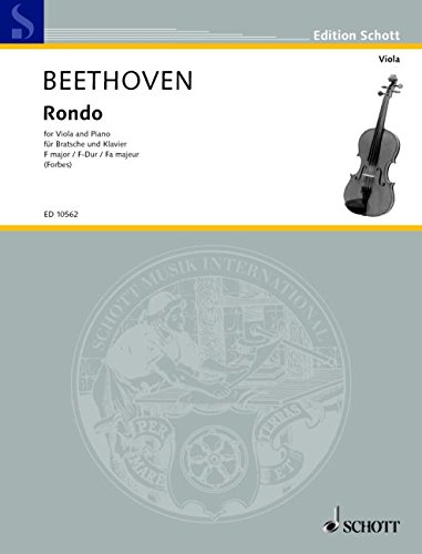 Book Beethoven: Rondo in F major, WoO41 (Viola & Piano) free