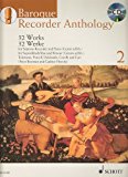 Book BAROQUE RECORDER ANTHOLOGY 2 FLUTE A BEC free