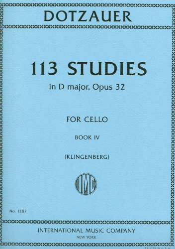 Book DOTZAUER - Estudios Vol.4: nº: 86/113 para Violoncello (Klingenberg) free