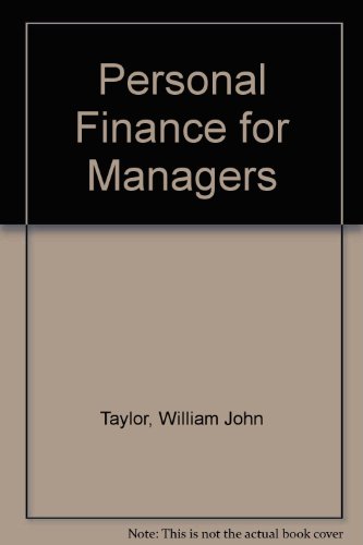 Book Personal Finance For Managers free