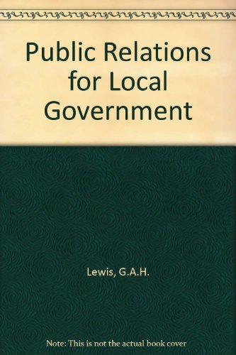 Book Public Relations For Local Government free