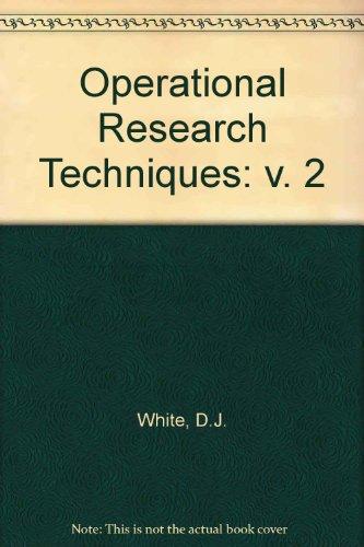 Book Operational Research Techniques (v. 2) free