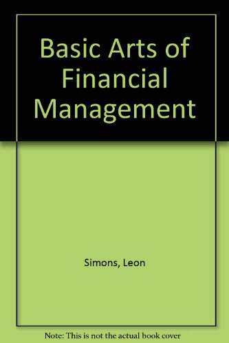 Book The Basic Arts Of Financial Management free