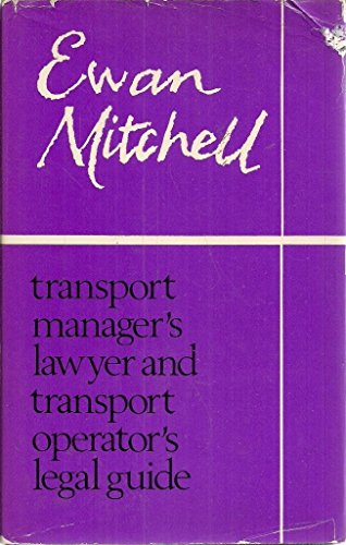 Book Transport Manager's Lawyer And Transport Operator's Guide free