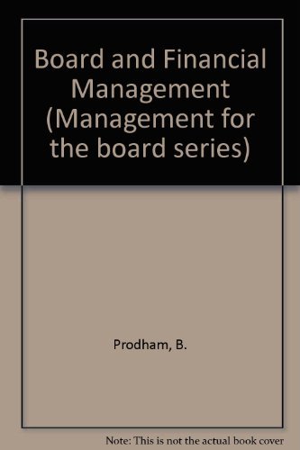 Book Broad And Financial Management. (management For The Board) free