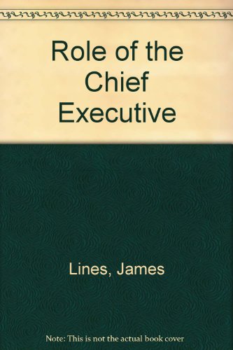 Book The Role Of The Chief Executive free