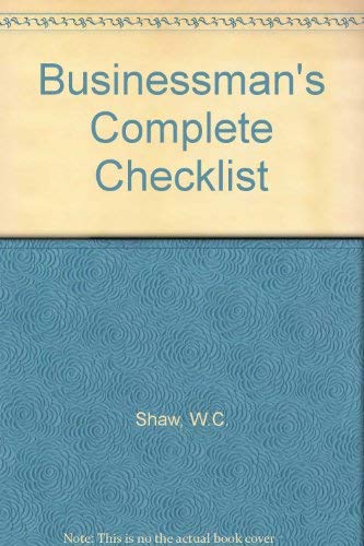 Book Businessman's Complete Checklist free