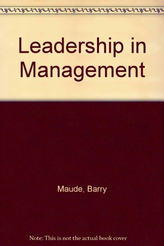 Book Leadership In Management free
