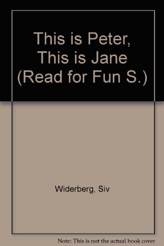 Book This Is Peter, This Is Jane (read For Fun) free