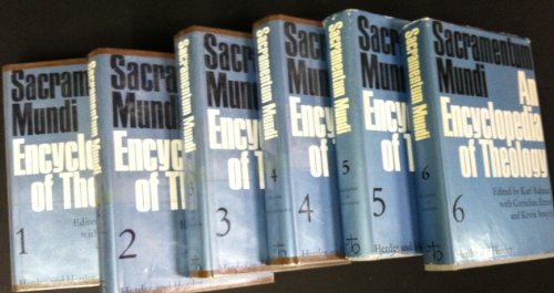 Book Sacramentum Mundi: An Encyclopedia of Theology free