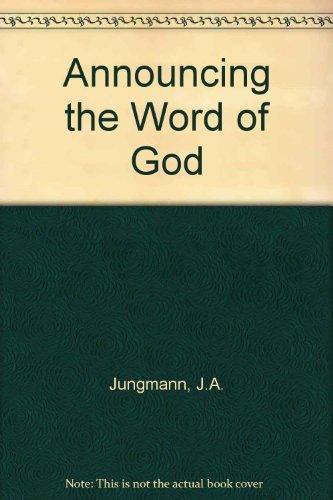 Book Announcing The Word Of God free