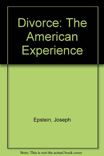 Book Divorce: The American Experience free