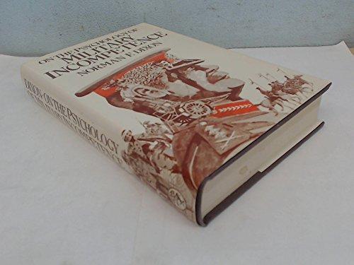 Book On the psychology of military incompetence free