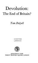 Book Devolution: The end of Britain? free