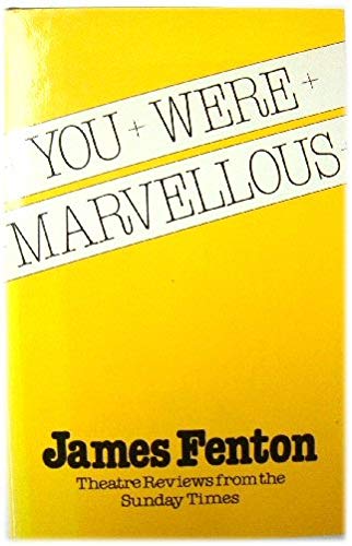 Book You were marvellous: Theatre reviews from the Sunday Times free