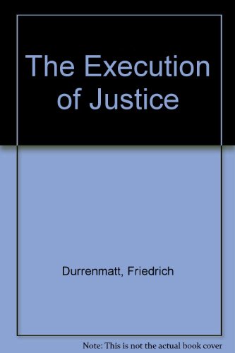 Book The execution of justice free