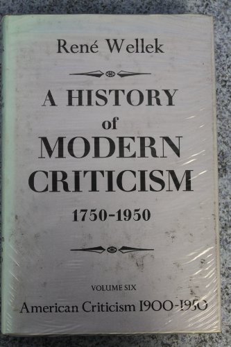 Book A history of modern criticism free