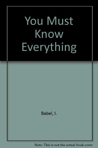 Book You Must Know Everything free