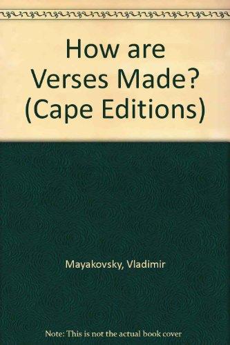Book How Are Verses Made free