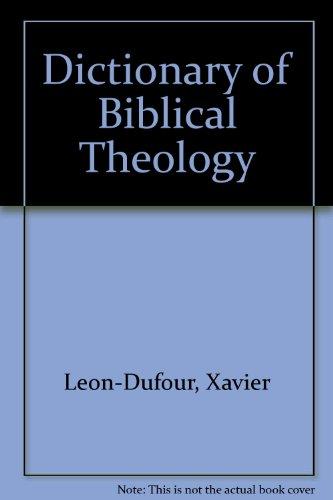 Book Dictionary of Biblical Theology free