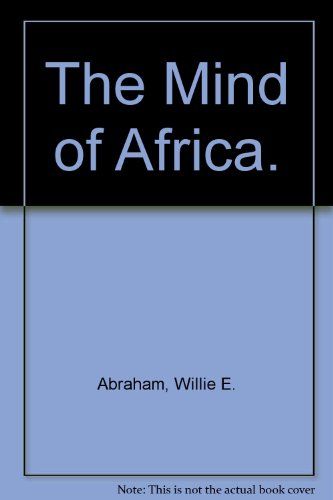 Book The Mind Of Africa. free