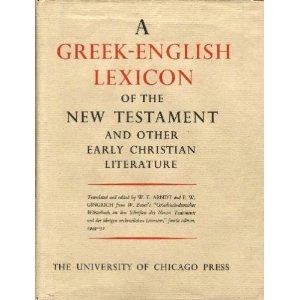 Book A Greek-English Lexicon of the New Testament and Other Early Christian Literature free